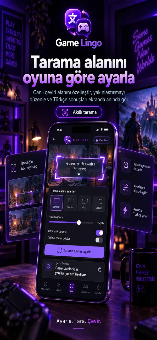 GameLingo App Store — Tarama alanı